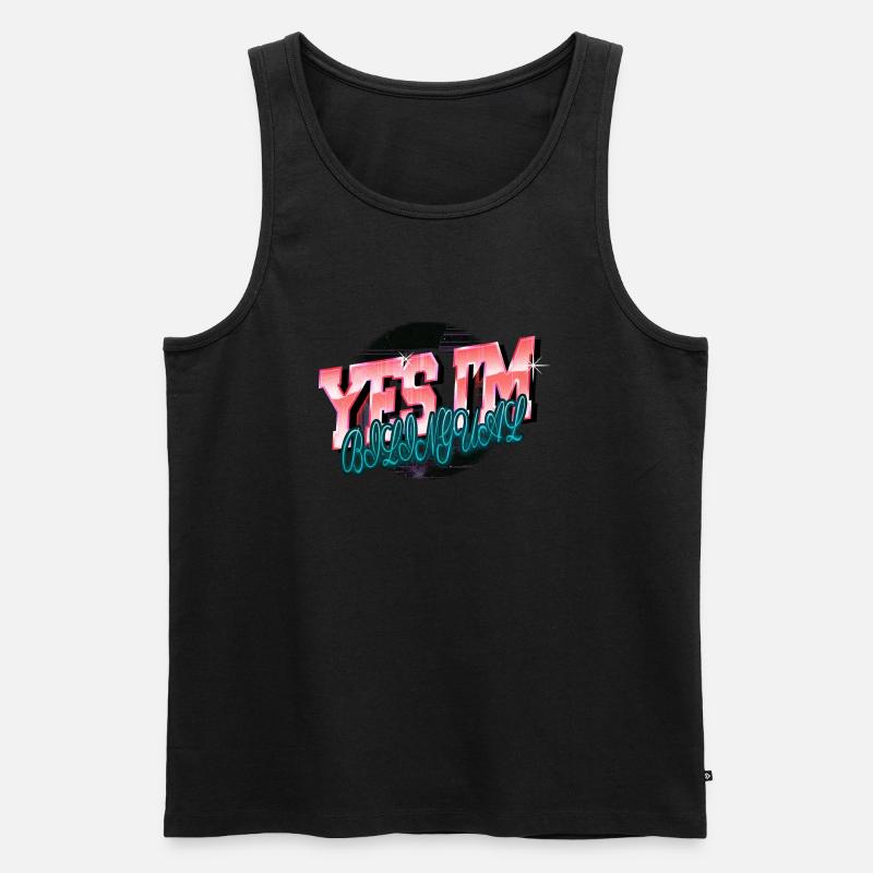 Cool Analyst Awesome Computer Science - Men's Premium Organic Tank Top - black
