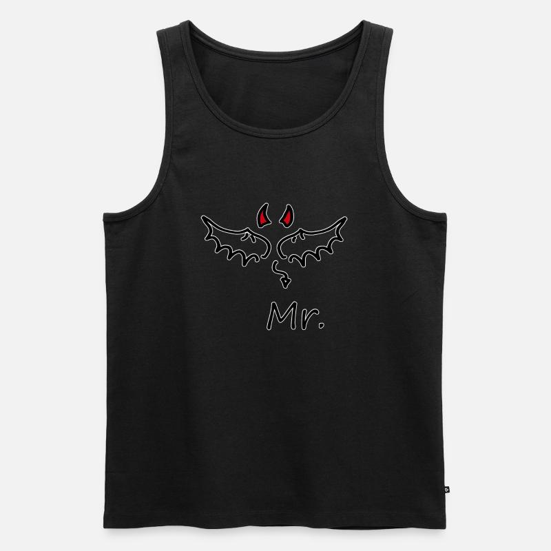 Hochzeit, Bräutigam, Junggesellenabschied - Männer Premium Bio Tank Top - Schwarz