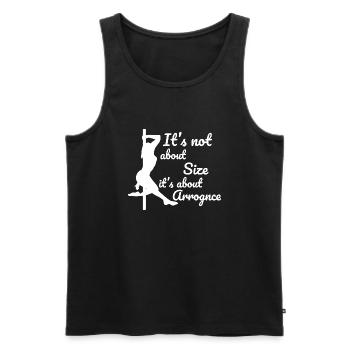 Dancing Dance Music - Männer Premium Bio Tank Top - Schwarz - Vorne - Michal (187cm)