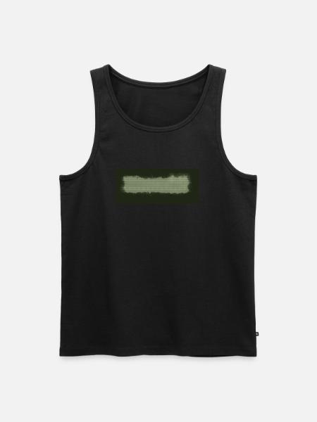 Metallgitter - Männer Premium Bio Tank Top - Schwarz