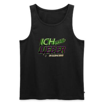 funny quote quote bday christmas fun writers - Männer Premium Bio Tank Top - Schwarz - Vorne - Michal (187cm)