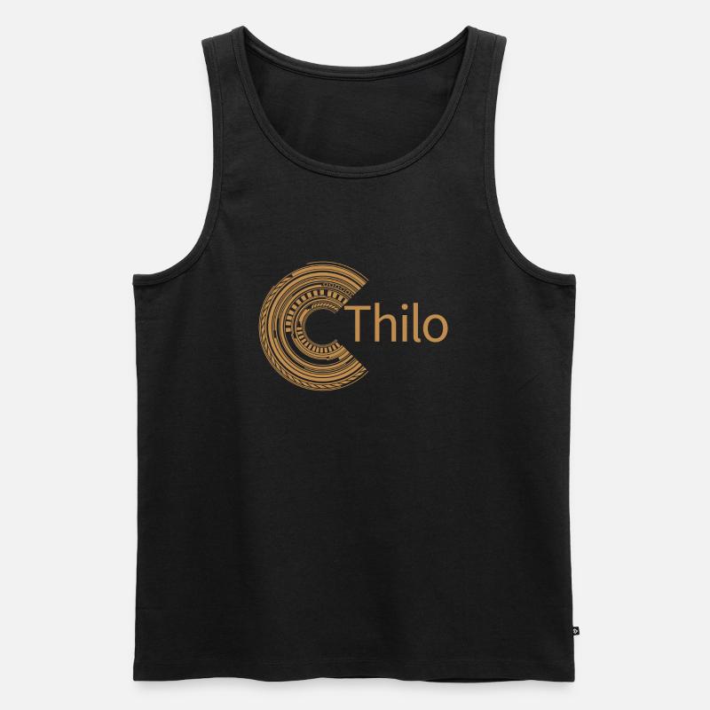 Für Thilo - Männer Premium Bio Tank Top - Schwarz