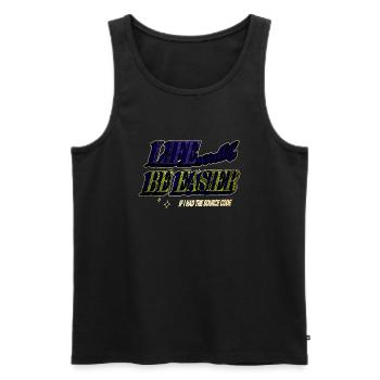 Profession Computer Science - Men's Premium Organic Tank Top - black - Front - AI Model Male 178 light (178cm)