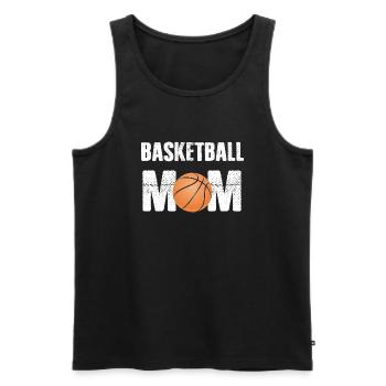 Basketball - Männer Premium Bio Tank Top - Schwarz - Vorne - AI Model Male 178 light (178cm)