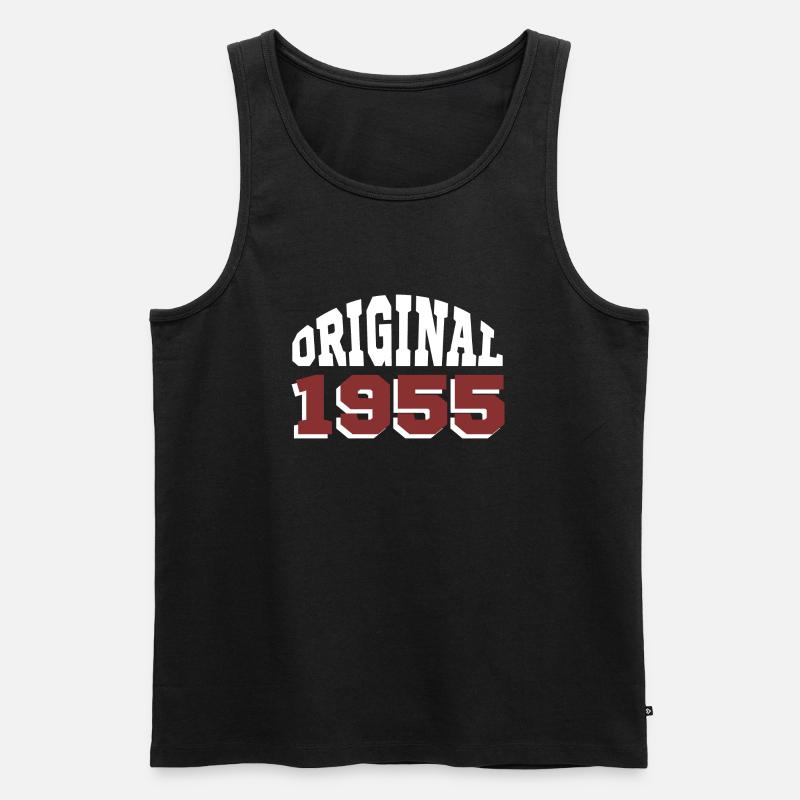 Original 1955 - Männer Premium Bio Tank Top - Schwarz