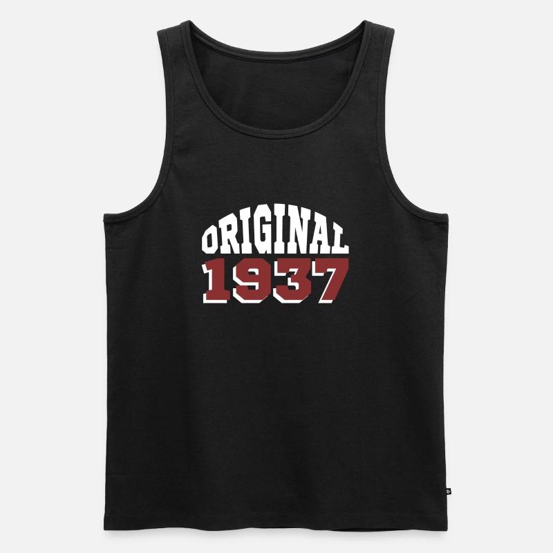 Original 1937 - Männer Premium Bio Tank Top - Schwarz