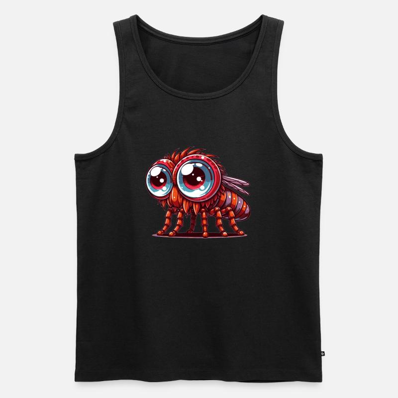 Fliegen - Männer Premium Bio Tank Top - Schwarz