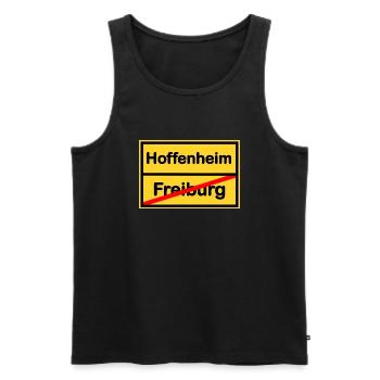 Die Fans aus Hoffenheim - Männer Premium Bio Tank Top - Schwarz - Vorne - AI Model Male 178 light (178cm)