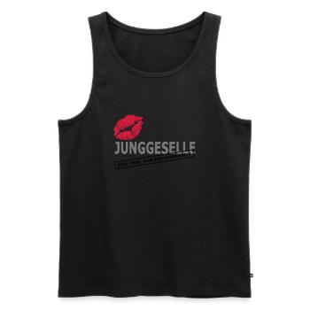 Junggesellenabschied - Zeig mir was ich verpasse - Männer Premium Bio Tank Top - Schwarz - Vorne - Michal (187cm)