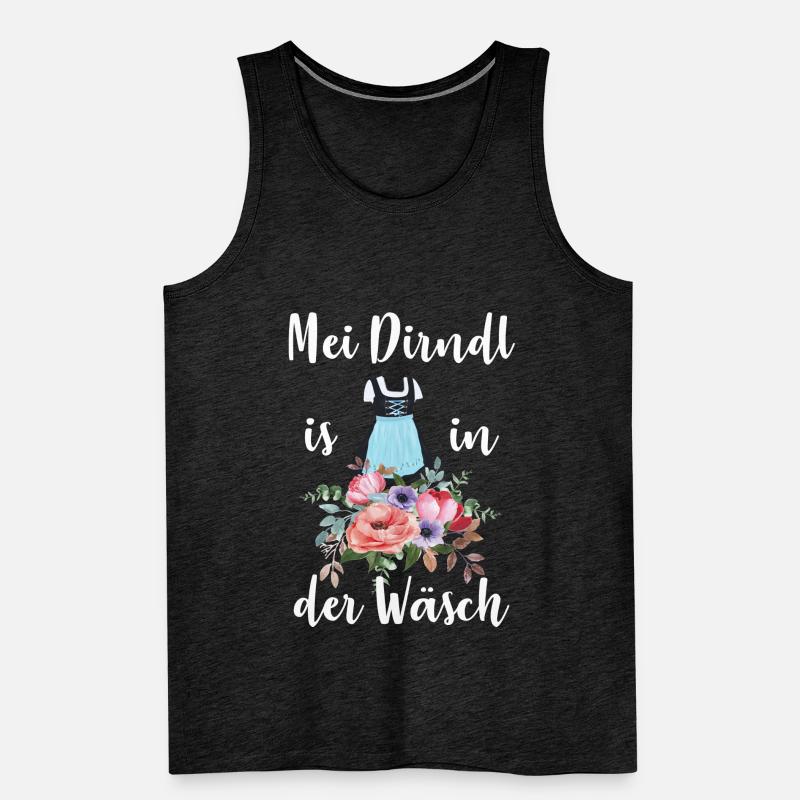Mon Dirndl est dans la lessive Débardeur bio Premium Homme