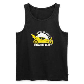 Ich mag halt einfach RC Autos okay? Modellbau RC - Männer Premium Bio Tank Top - Schwarz - Vorne - AI Model Male 178 light (178cm)