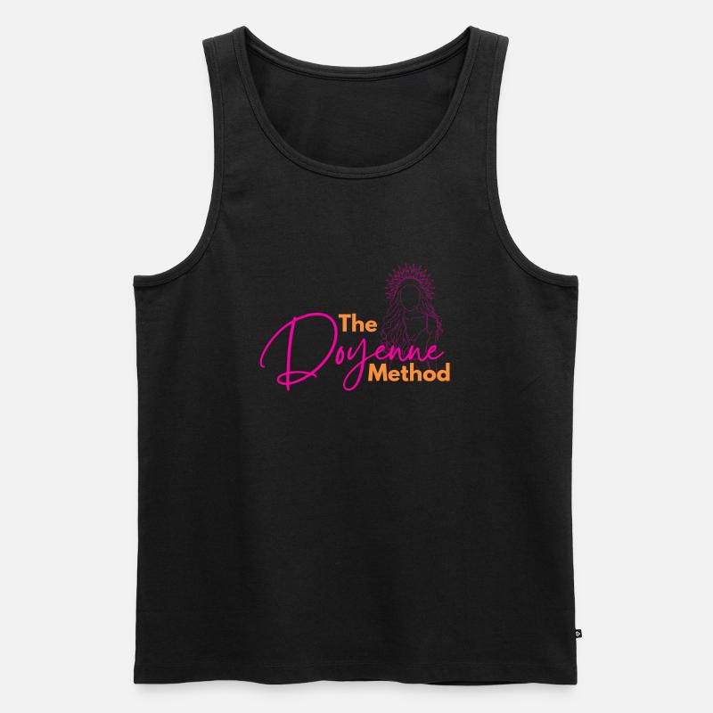 Die Doyenne-Methode - Männer Premium Bio Tank Top - Schwarz