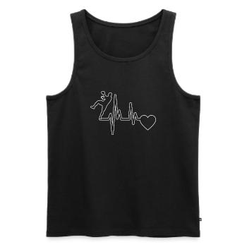 Handball Handballspieler Handballfan Handballteam - Männer Premium Bio Tank Top - Schwarz - Vorne - AI Model Male 178 light (178cm)