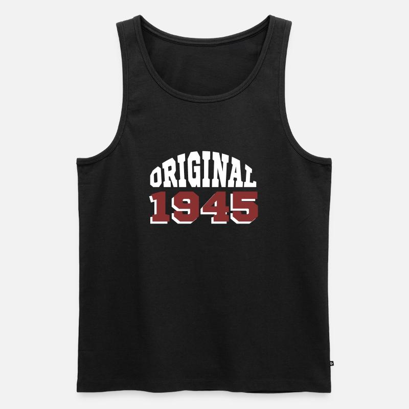 Original 1945 - Männer Premium Bio Tank Top - Schwarz