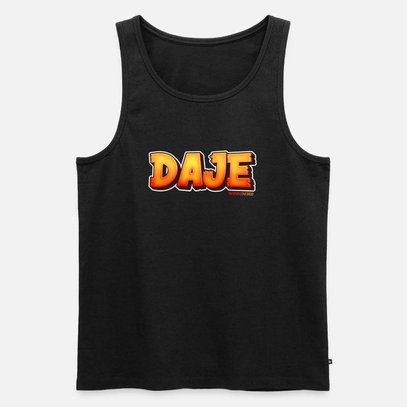 Römische Redewendungen: DAJE - Männer Premium Bio Tank Top - Schwarz