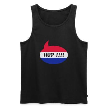 Hup Holland - Débardeur bio Premium Homme - noir - Devant - AI Model Male 178 light (178cm)