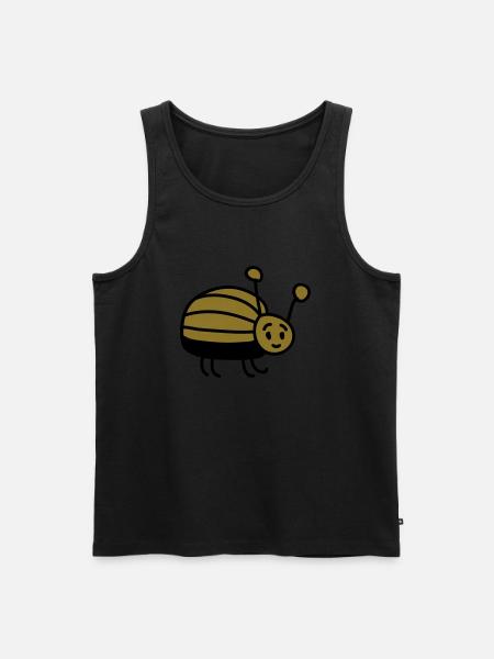 small beetle - Men's Premium Organic Tank Top - black