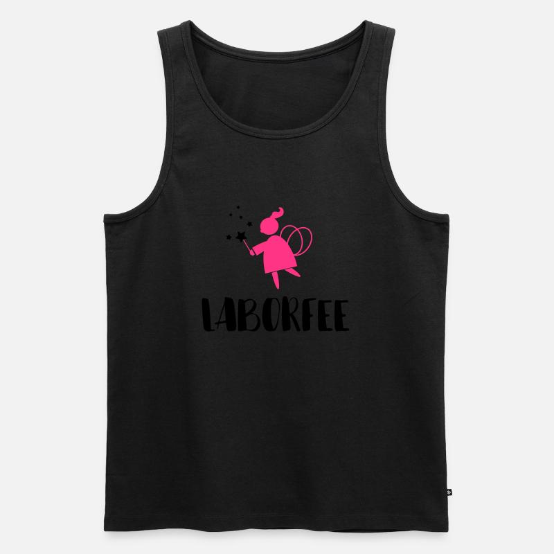 Laborfee - Männer Premium Bio Tank Top - Schwarz