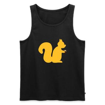 squirrel with a nut - Men's Premium Organic Tank Top - black - Front - AI Model Male 178 light (178cm)
