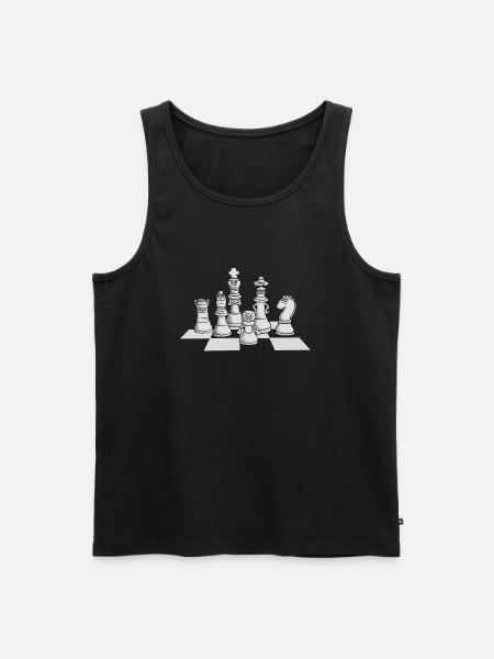 chess_gang - Männer Premium Bio Tank Top - Schwarz
