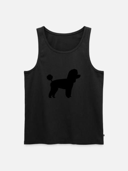 Toy Poodle - Men's Premium Organic Tank Top - black