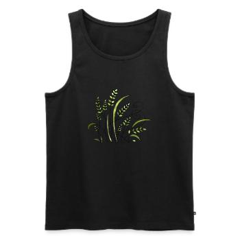 Liste - Männer Premium Bio Tank Top - Schwarz - Vorne - Michal (187cm)