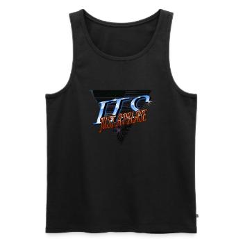 present bday funny sayings sayings celestial - Männer Premium Bio Tank Top - Schwarz - Vorne - AI Model Male 178 light (178cm)