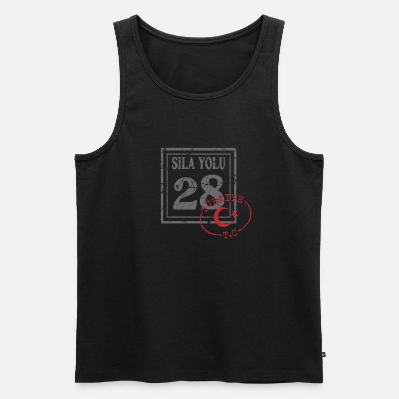 Giresun - Männer Premium Bio Tank Top - Schwarz