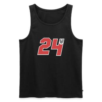 Erzincan - Men's Premium Organic Tank Top - black - Front - AI Model Male 178 light (178cm)