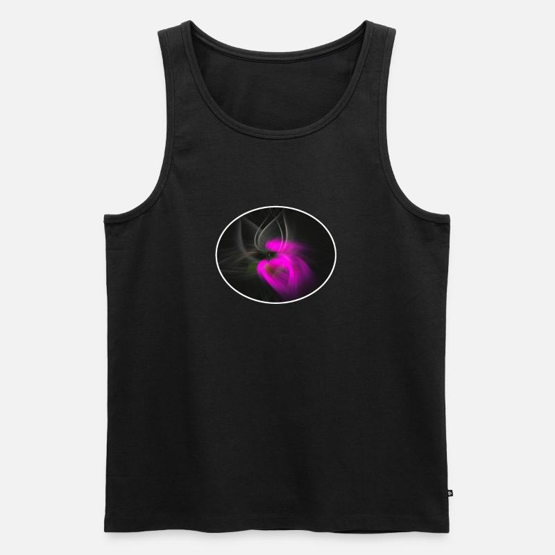 Farbenexplosion - Männer Premium Bio Tank Top - Schwarz