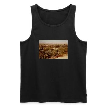 A Tree And Good Sky - Männer Premium Bio Tank Top - Schwarz - Vorne - Michal (187cm)
