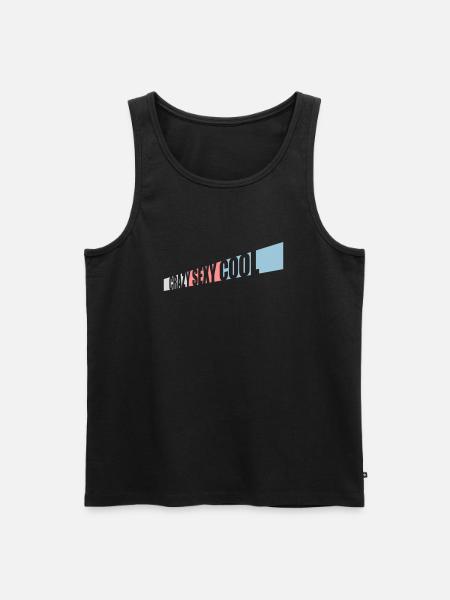crazy sexy cool design - Men's Premium Organic Tank Top - black