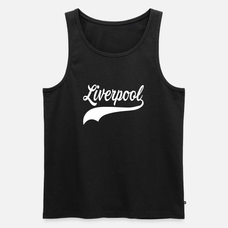 liverpool swoosh - Männer Premium Bio Tank Top - Schwarz