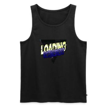 present idea birthday present awesome pension geek - Männer Premium Bio Tank Top - Schwarz - Vorne - AI Model Male 178 light (178cm)