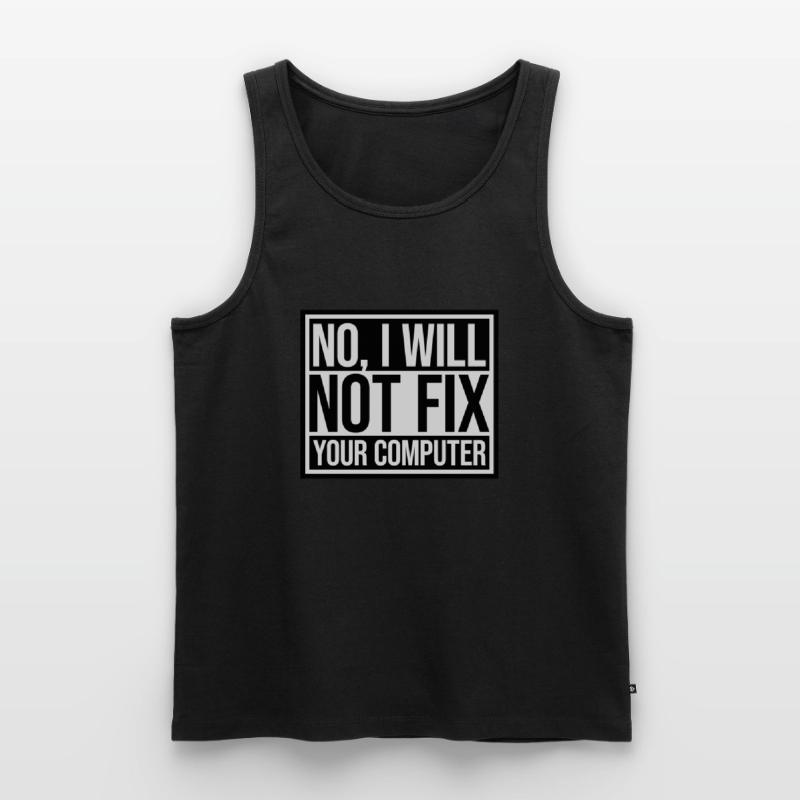 not fix your computer Männer Premium Bio Tank Top