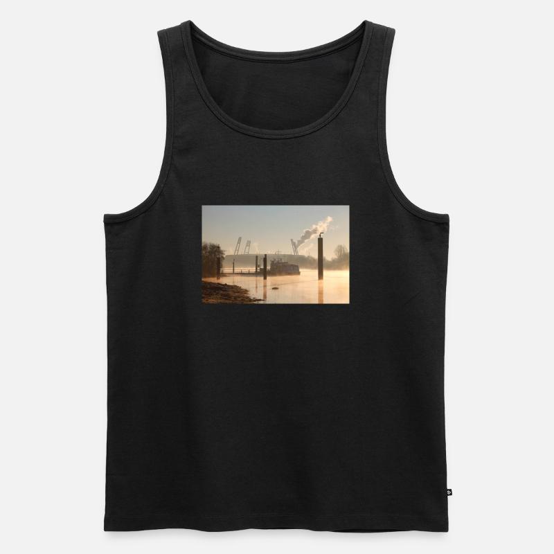 Weserstadion - Männer Premium Bio Tank Top - Schwarz