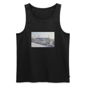 Weserstadion - Männer Premium Bio Tank Top - Schwarz - Vorne - Michal (187cm)