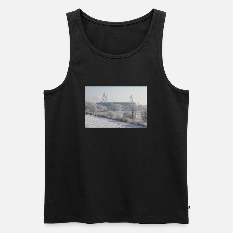 Weserstadion - Männer Premium Bio Tank Top - Schwarz