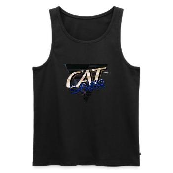 lover fun cool nature beagle daddy animal rescue - Men's Premium Organic Tank Top - black - Front - AI Model Male 178 light (178cm)