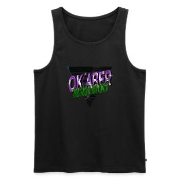 frühaufsteher müdigkeit cool geburtstagsgeschenk - Männer Premium Bio Tank Top - Schwarz - Vorne - AI Model Male 178 light (178cm)