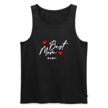 Mom Twins Babies Children Baby Birth - Men's Premium Organic Tank Top - black - Front - AI Model Male 178 light (178cm)