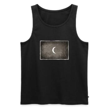Maldives - Men's Premium Organic Tank Top - black - Front - AI Model Male 178 light (178cm)