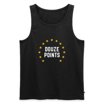 Eurovision Song Contest Douze Points Switzerland - Men's Premium Organic Tank Top - black - Front - AI Model Male 178 light (178cm)