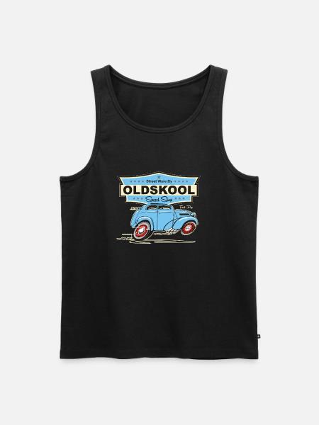 Pop - Men's Premium Organic Tank Top - black