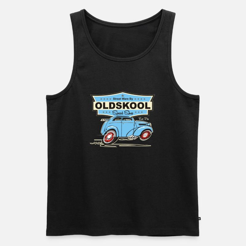 Pop - Männer Premium Bio Tank Top - Schwarz