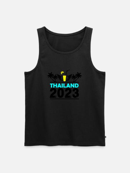 Thailand 2023 - Men's Premium Organic Tank Top - black