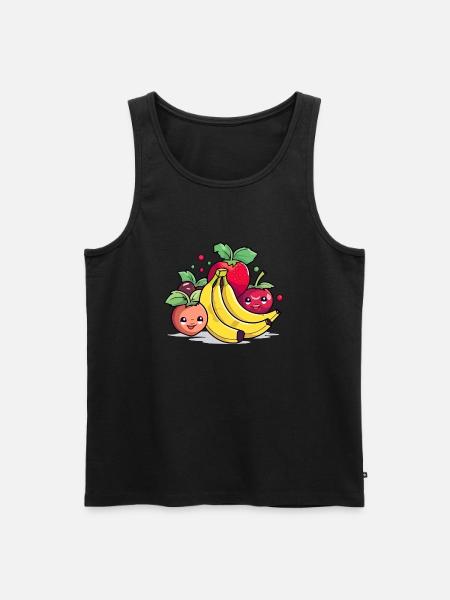 Kawaii fruit n°2 - Men's Premium Organic Tank Top - black