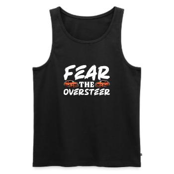 Fear The OversMotiver Model Car Slot Racing - Men's Premium Organic Tank Top - black - Front - AI Model Male 178 light (178cm)