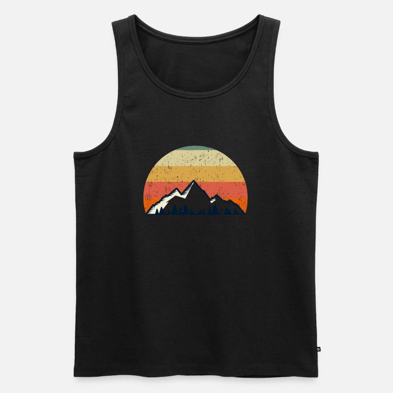 30 - Männer Premium Bio Tank Top - Schwarz
