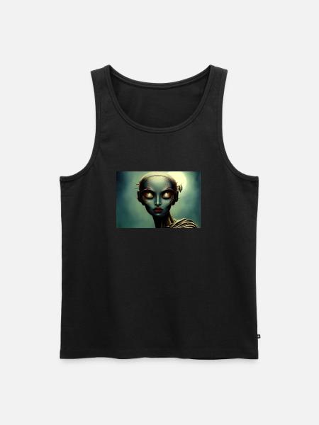 Venus - Men's Premium Organic Tank Top - black